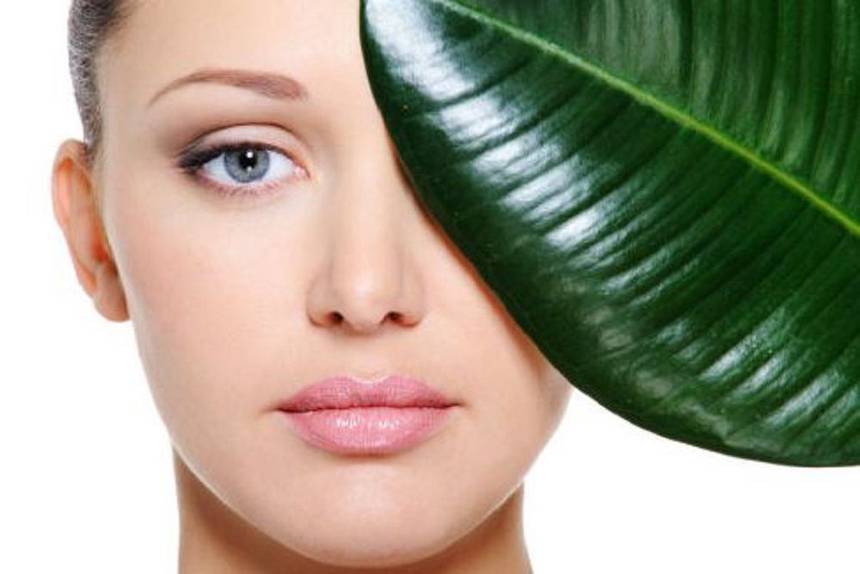 Natural skin care female